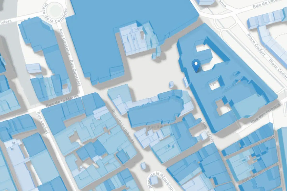Carte interactive GlobalBuildingAtlas